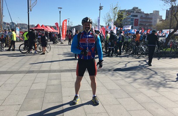 Kamil Narman IV. Şehitlere Saygı Bisiklet Turuna Katıldı