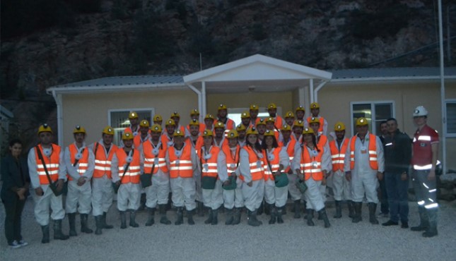 Dokuz Eylül Üniversitesi Maden Mühendisliği Öğrencileri Kurşun Çinko Tesisi’mizi Ziyaret Etti
