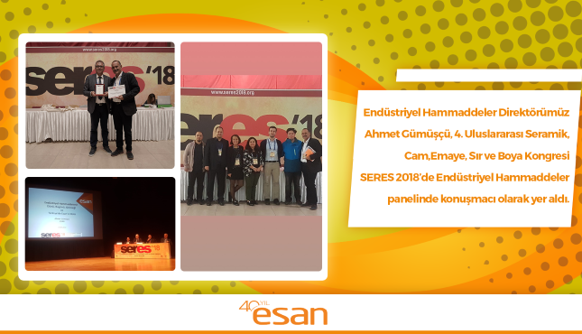 SERES 2018'de yerimizi aldık.